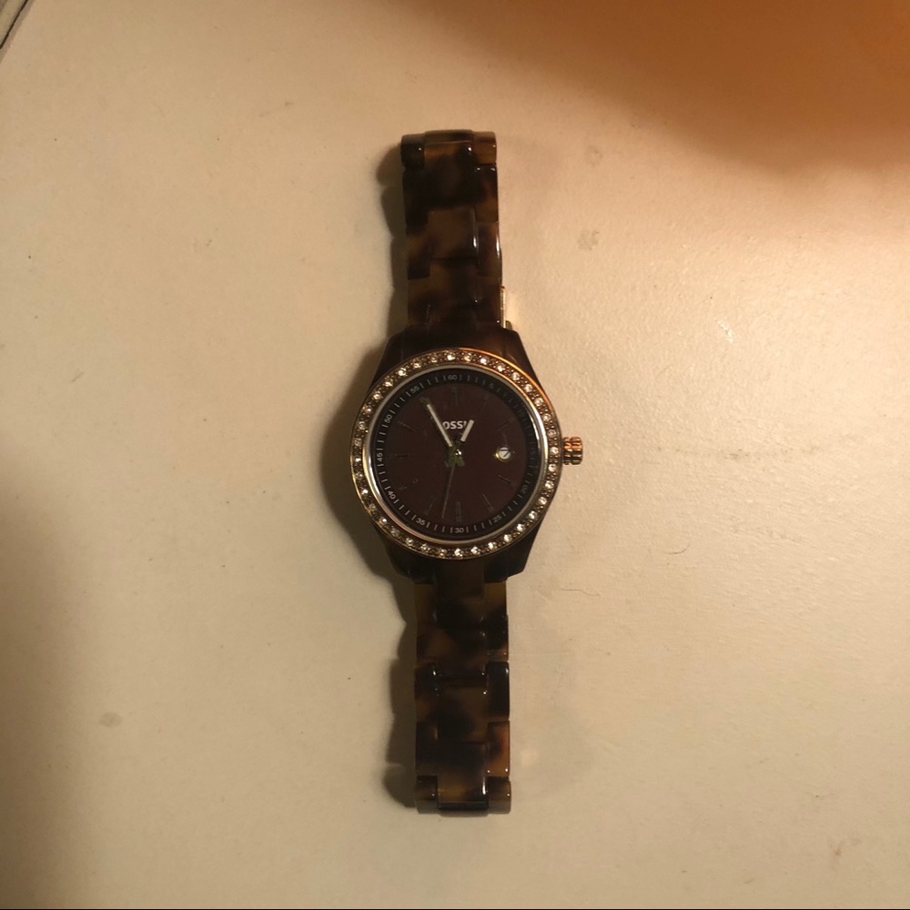 Fossil Tortoise Shell Watch